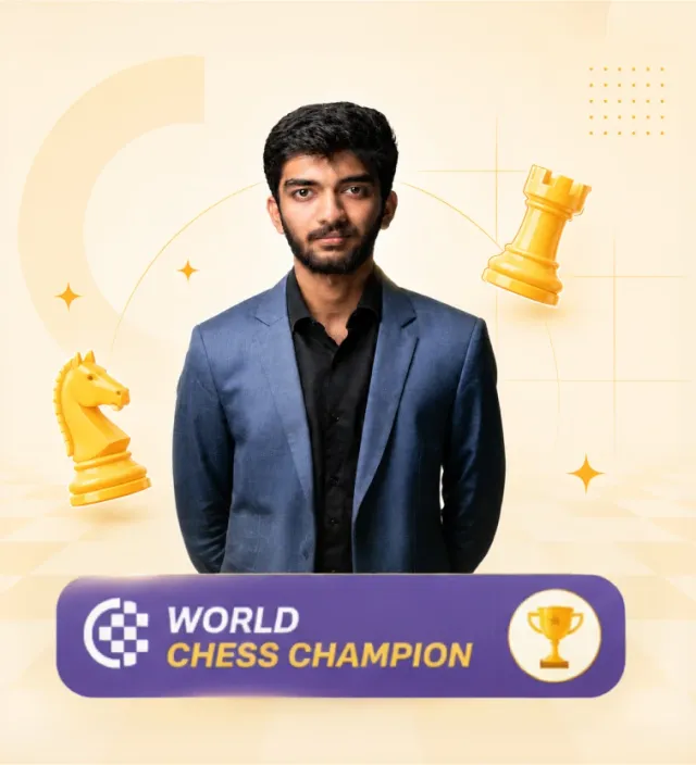 GM Gukesh Dommaraju — World Chess Champion